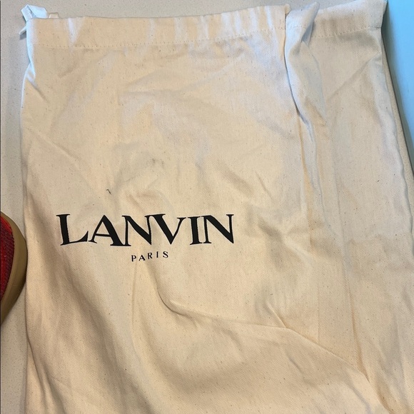 Lanvin Curb Rhinestone Sneakers Red - Picture 10 of 15